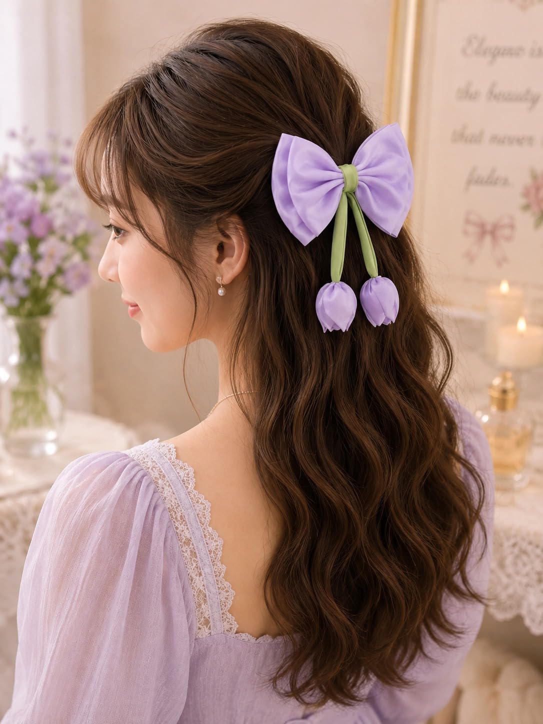 Tulip bow Hair accessory