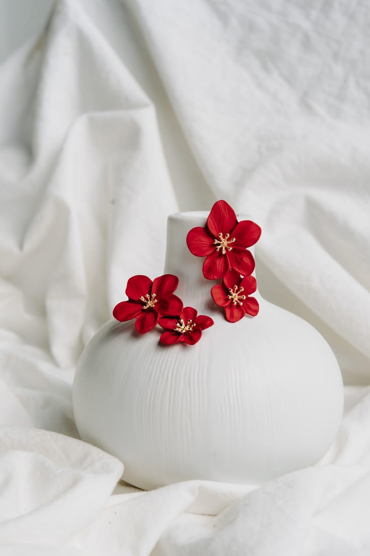 Floral Drop Earrings