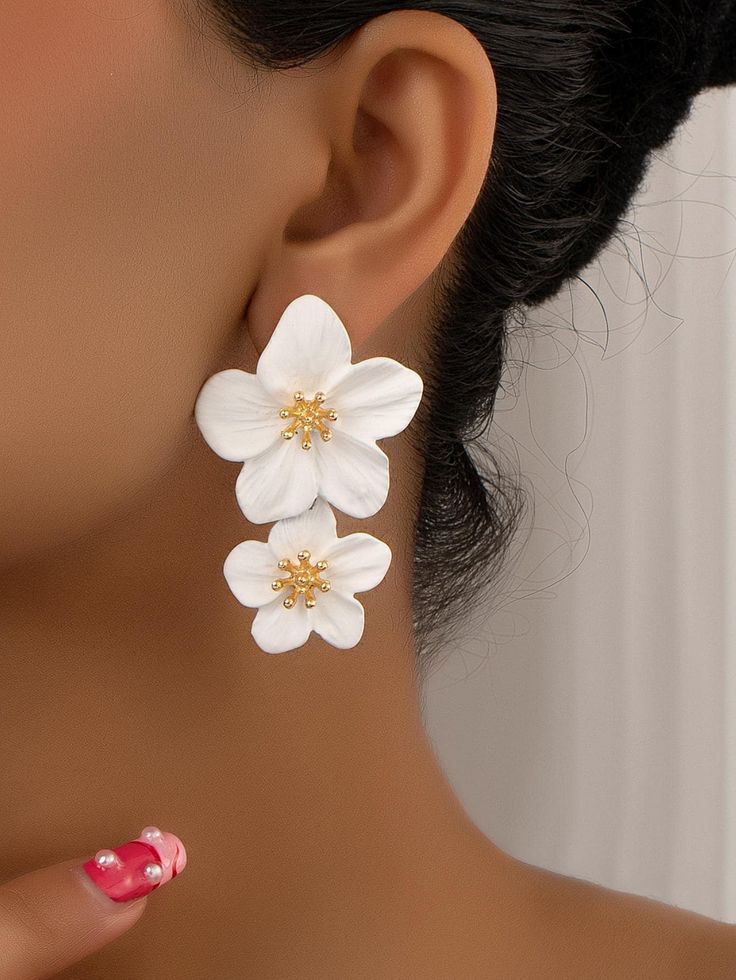 Floral Drop Earrings