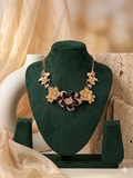 Ruby Centre Piece Necklace Set