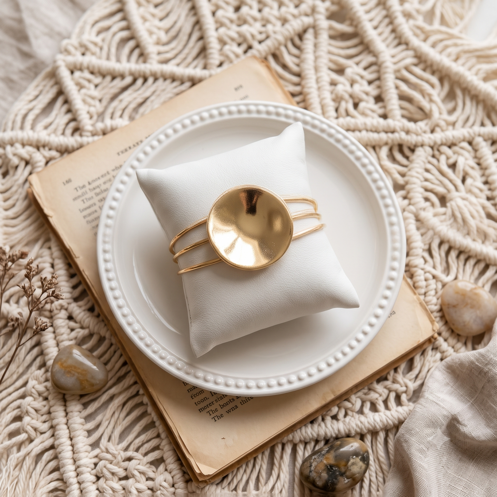 Disc Cuff Bracelet