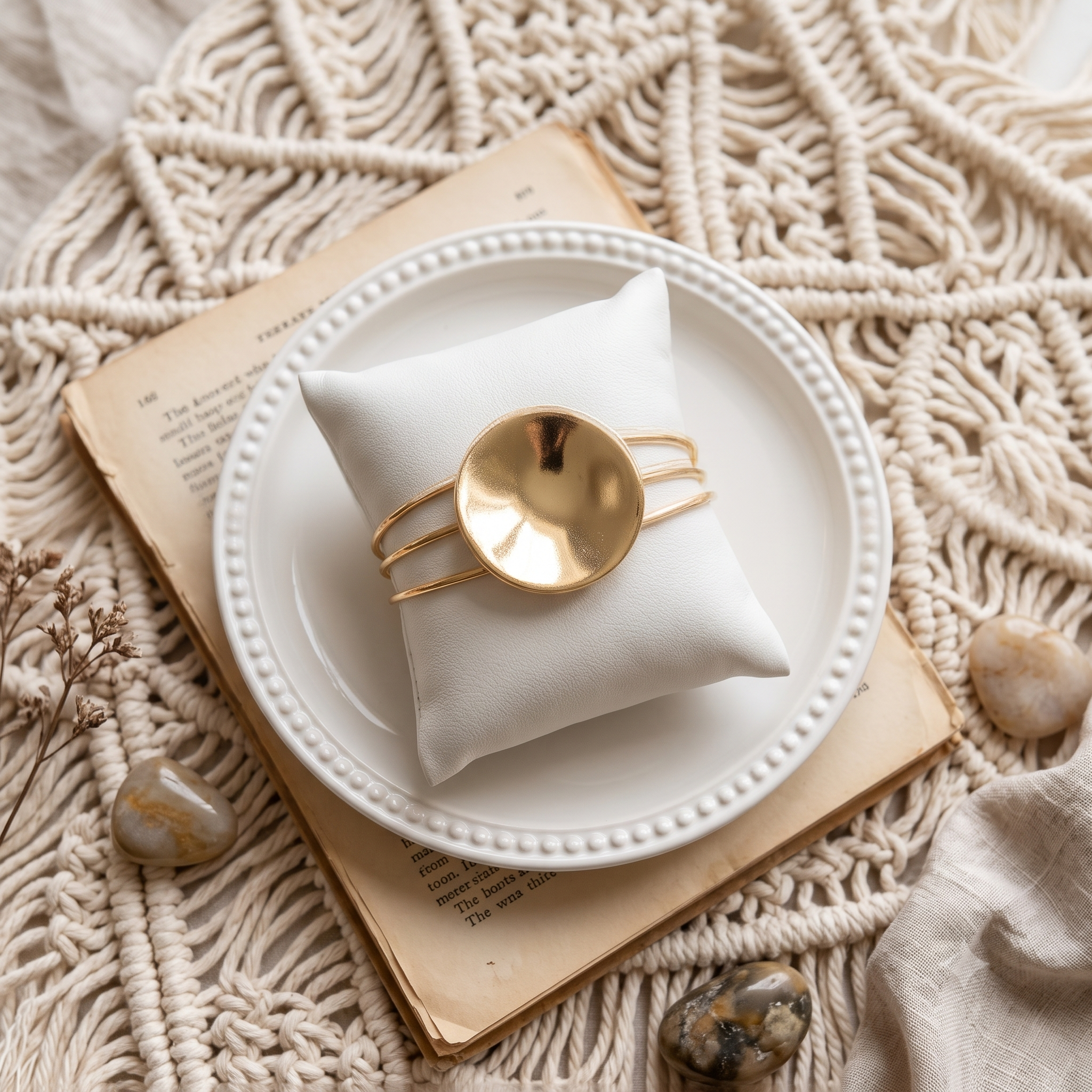Disc Cuff Bracelet
