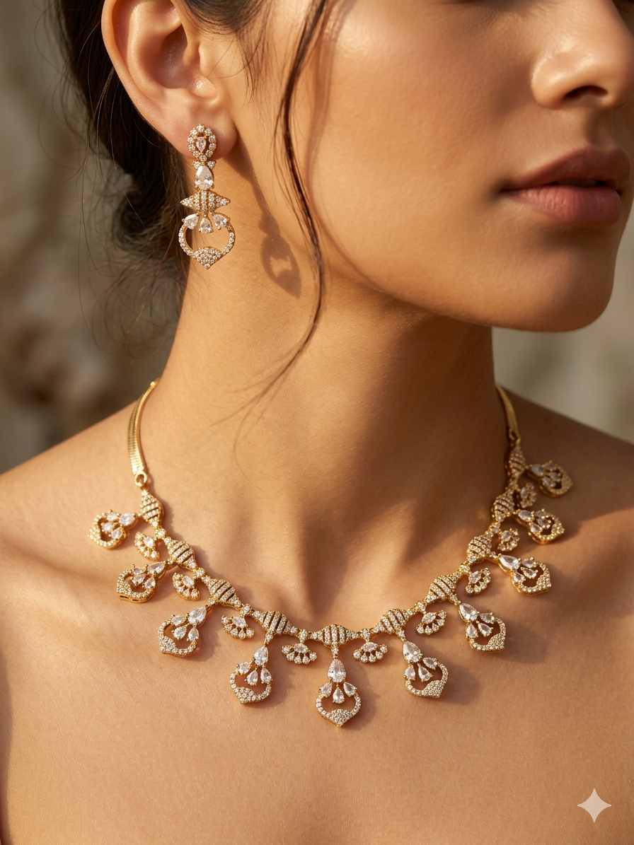 Sitara Diamond Necklace Set