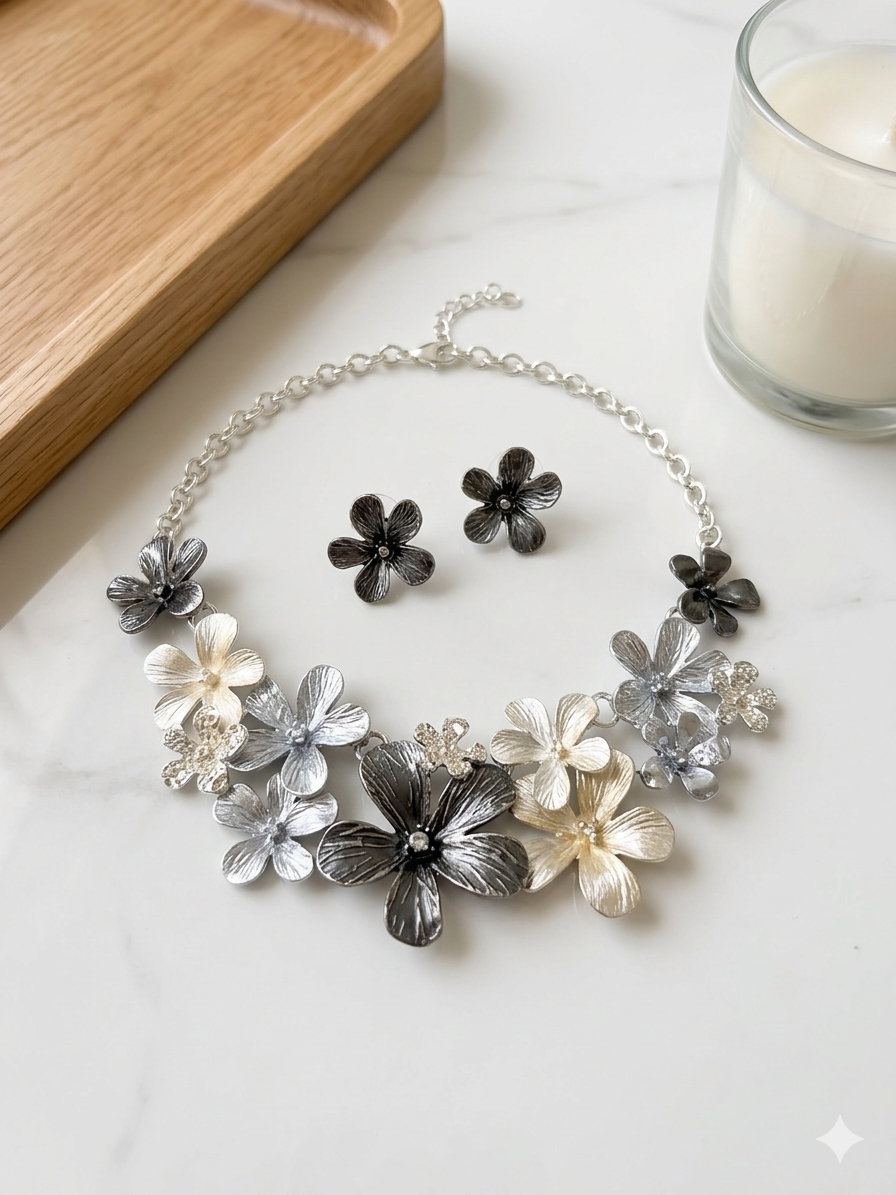 Meadow Petal Necklace Set