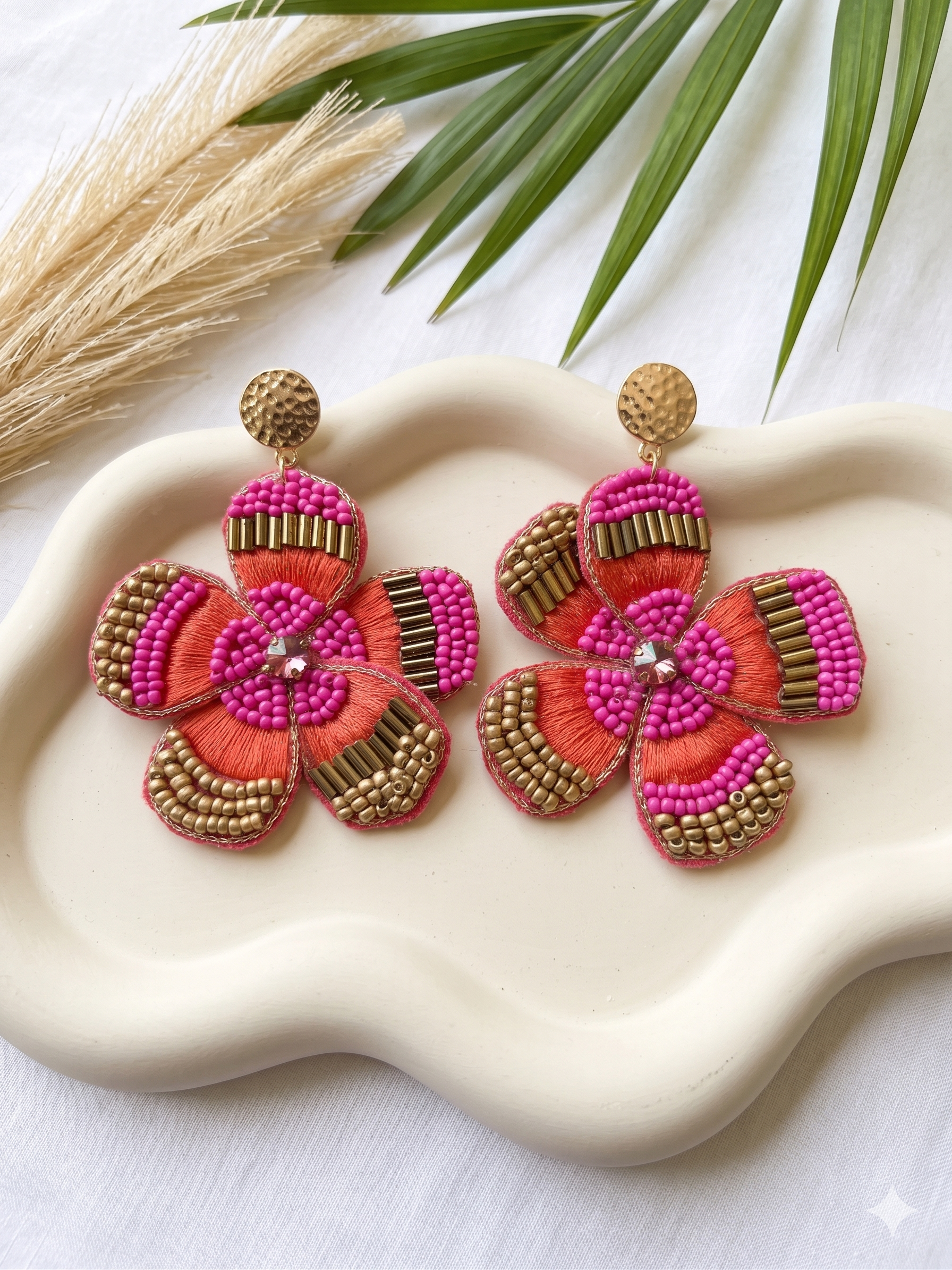 Bloom Bead Fresh Statement Earrings