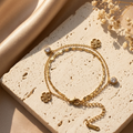 Celeste Clover Charm Bracelet