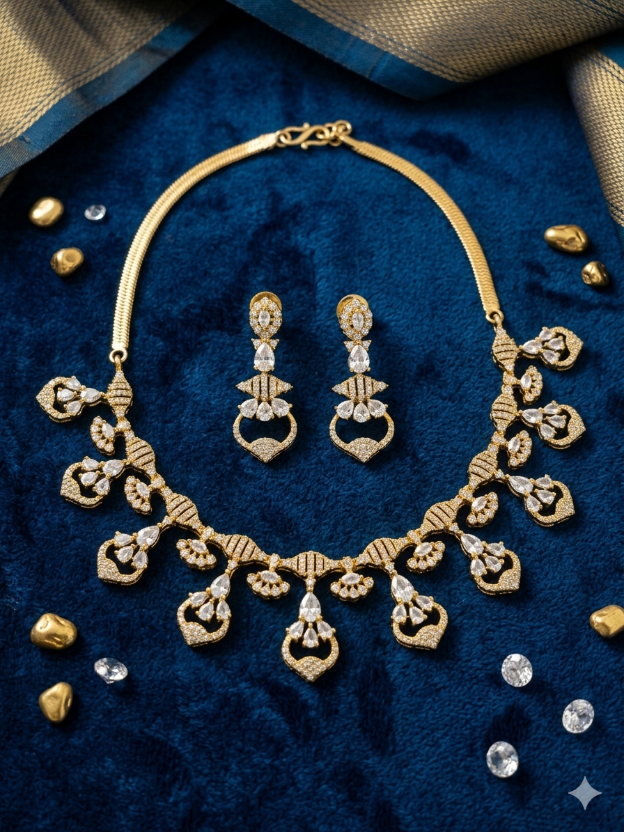 Sitara Diamond Necklace Set