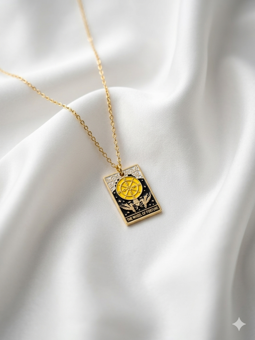Fortuna Tarot Pendant Necklace