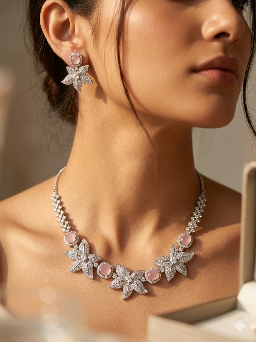 AD Blush Star necklace