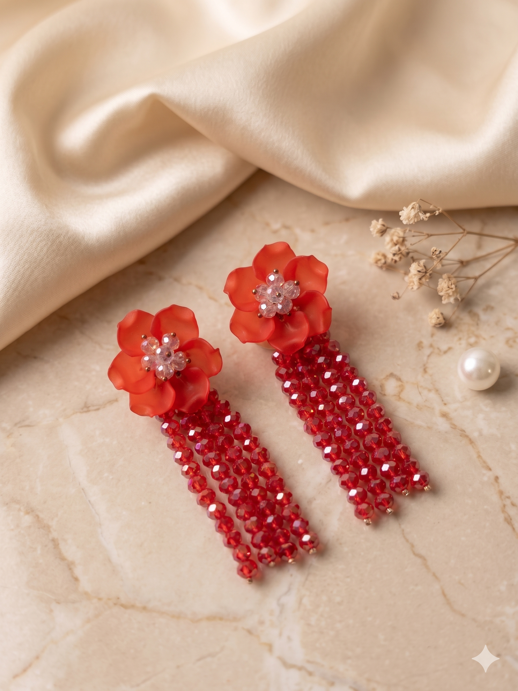 Tassel Crystal Earrings