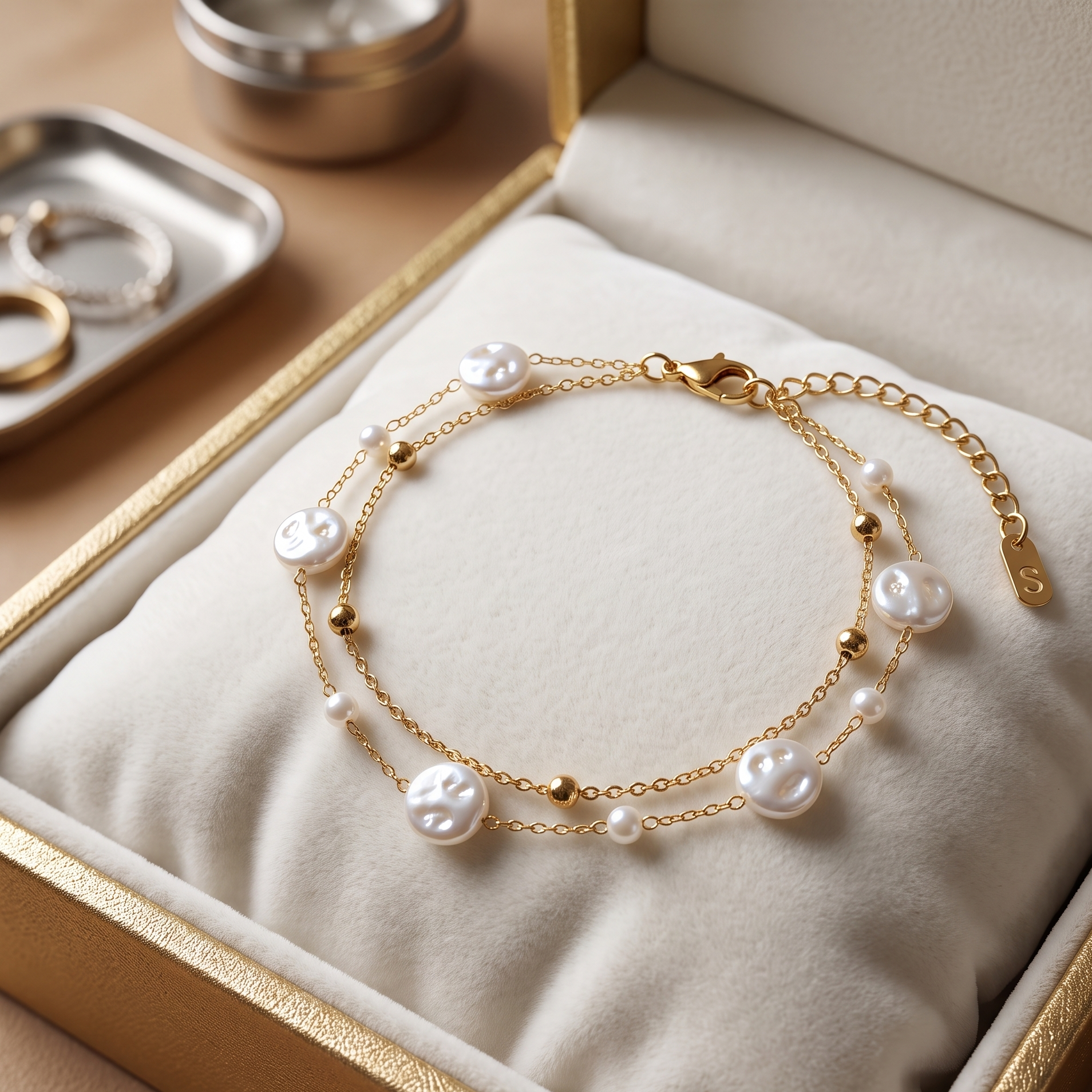 Lustrous pearl Bracelet