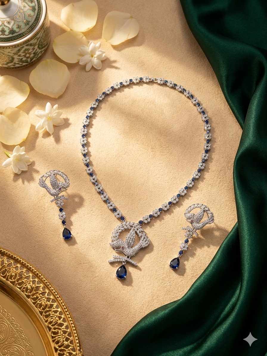 The Mayur AD Necklace