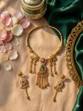 Kashmiri Shahi Haathi Hasli Necklace Set