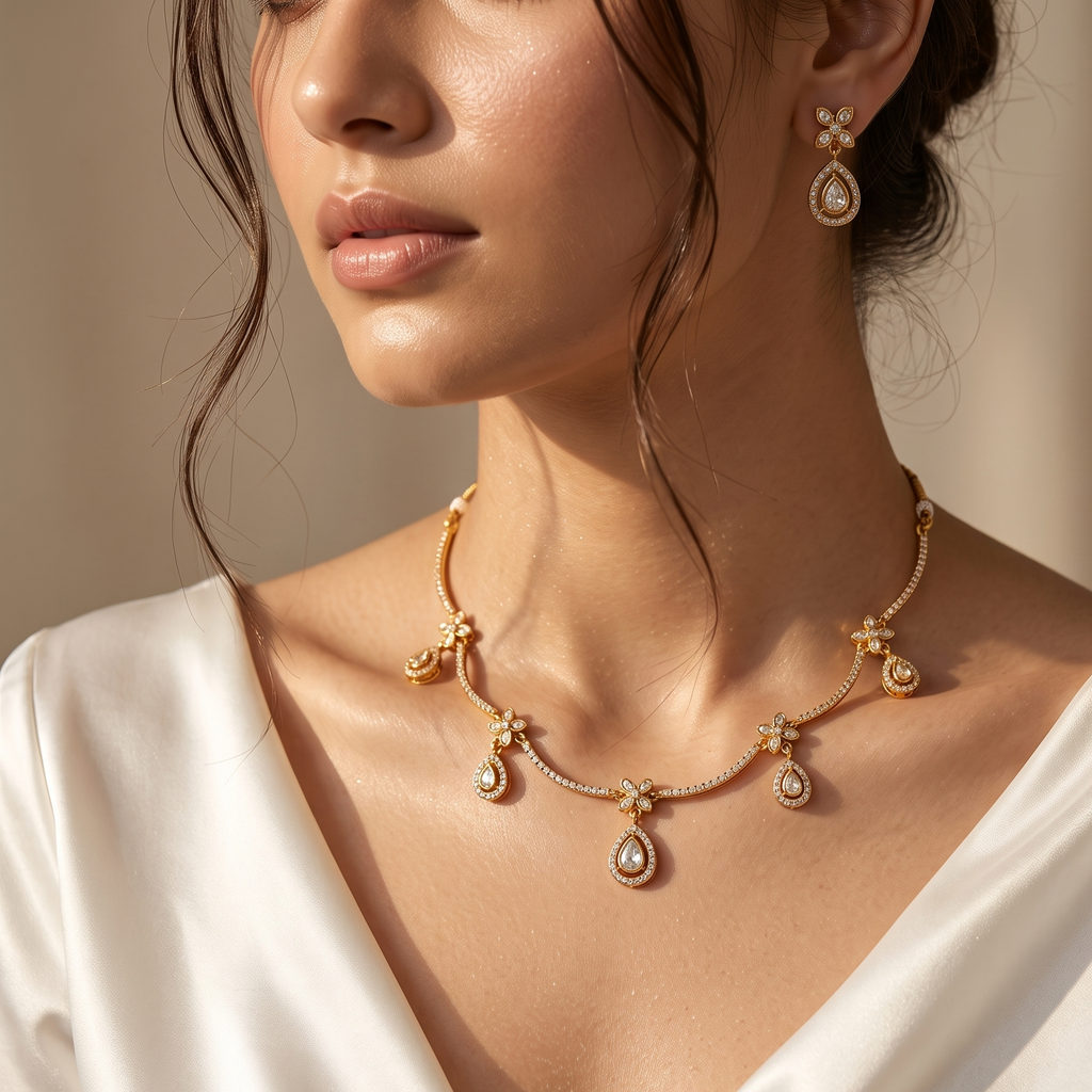Noorika Kundan Necklace Set