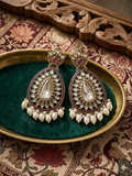 Teardrop Pearl Statement Earrings