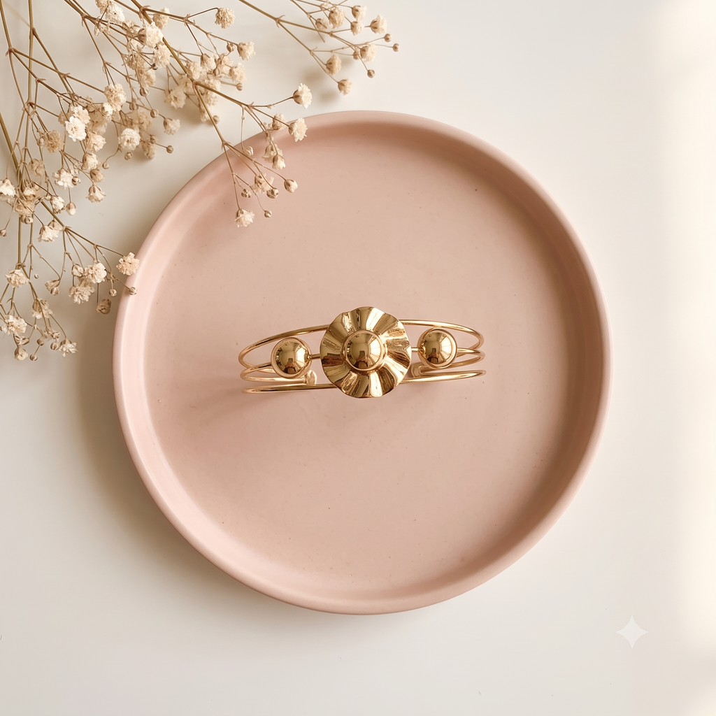 Solara Radiance Cuff Bracelet