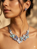 Flutter Wing Statement Necklace Set