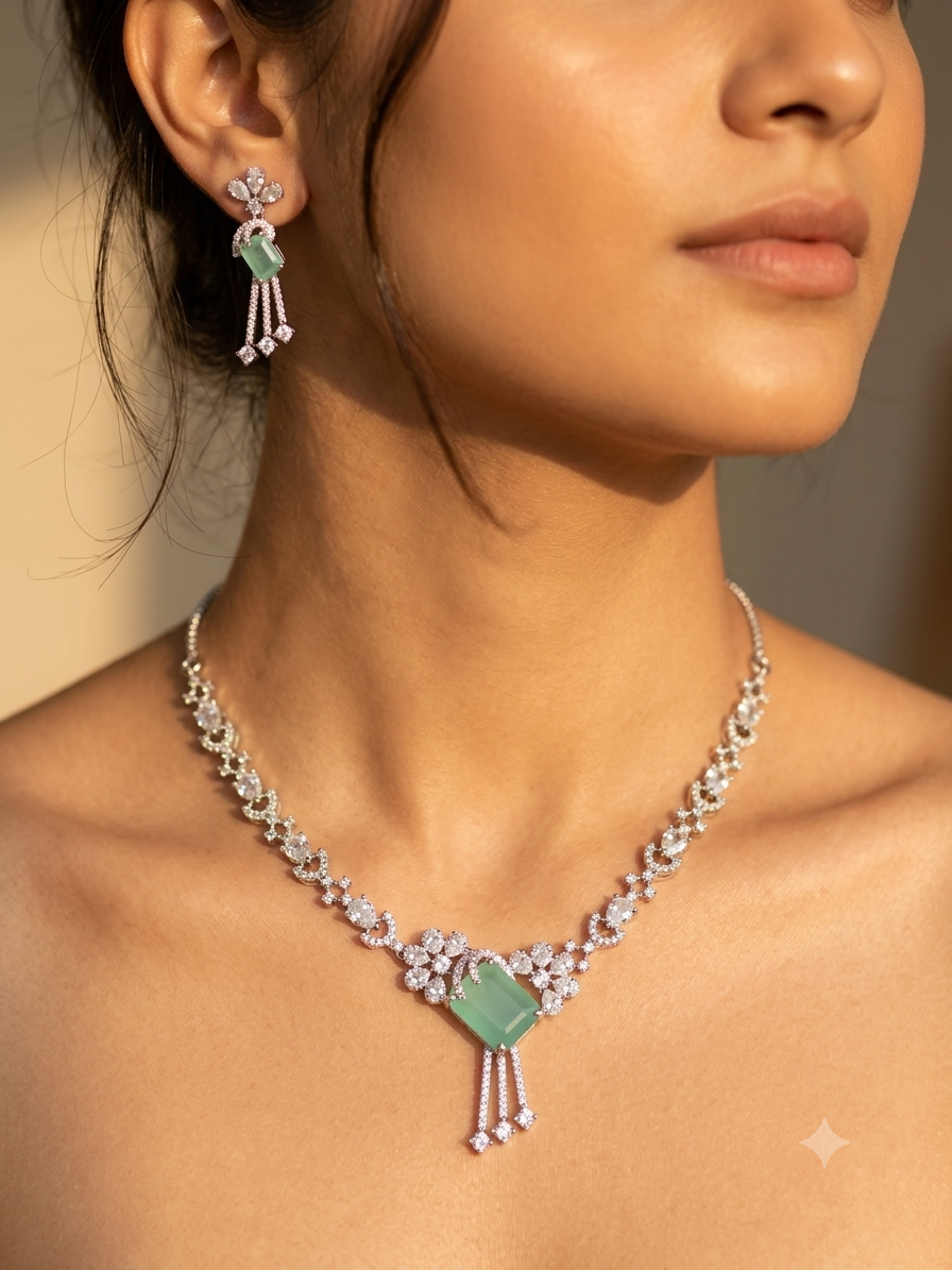 AD Noor Emerald Set