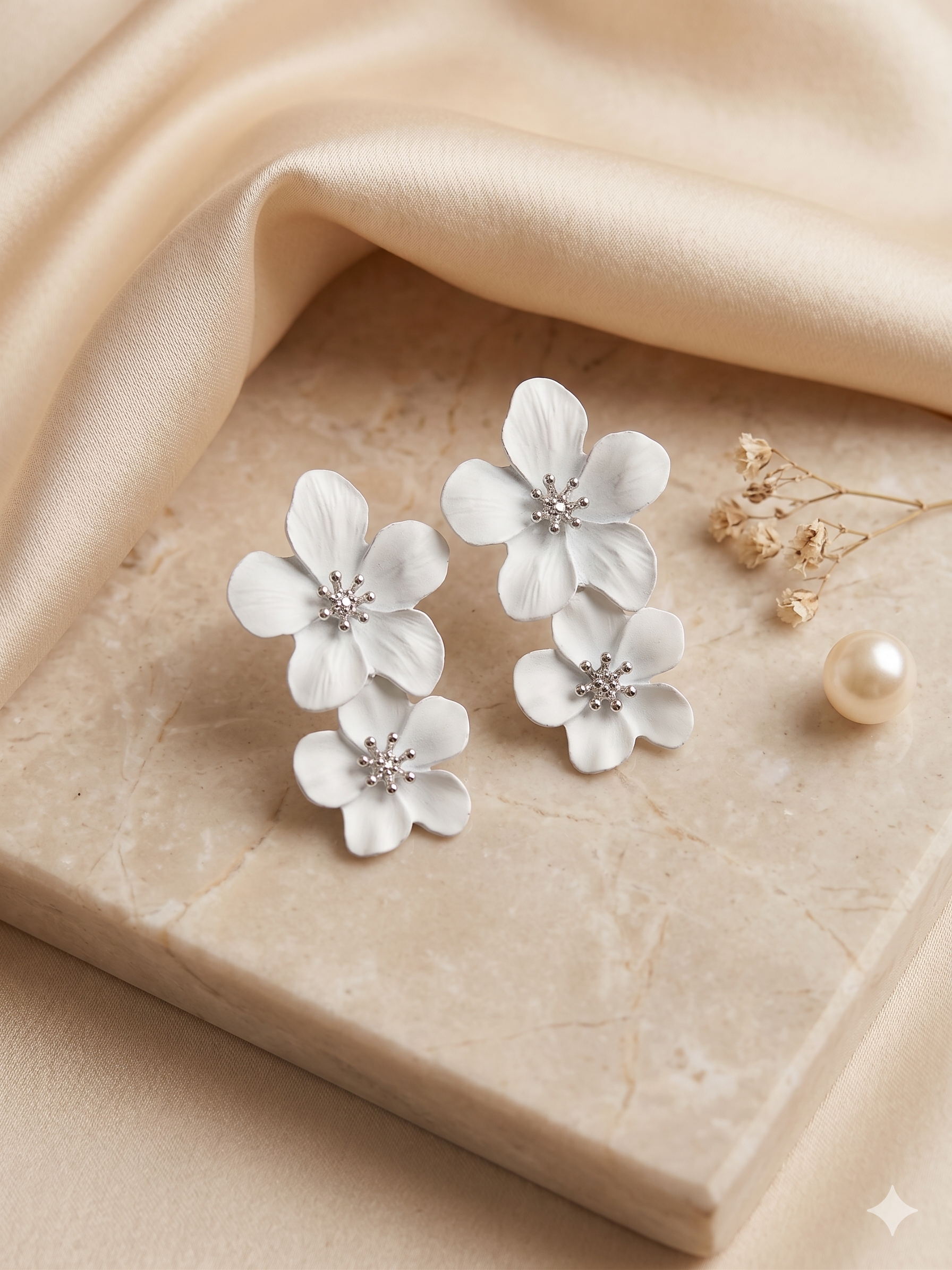 Floral Drop Earrings