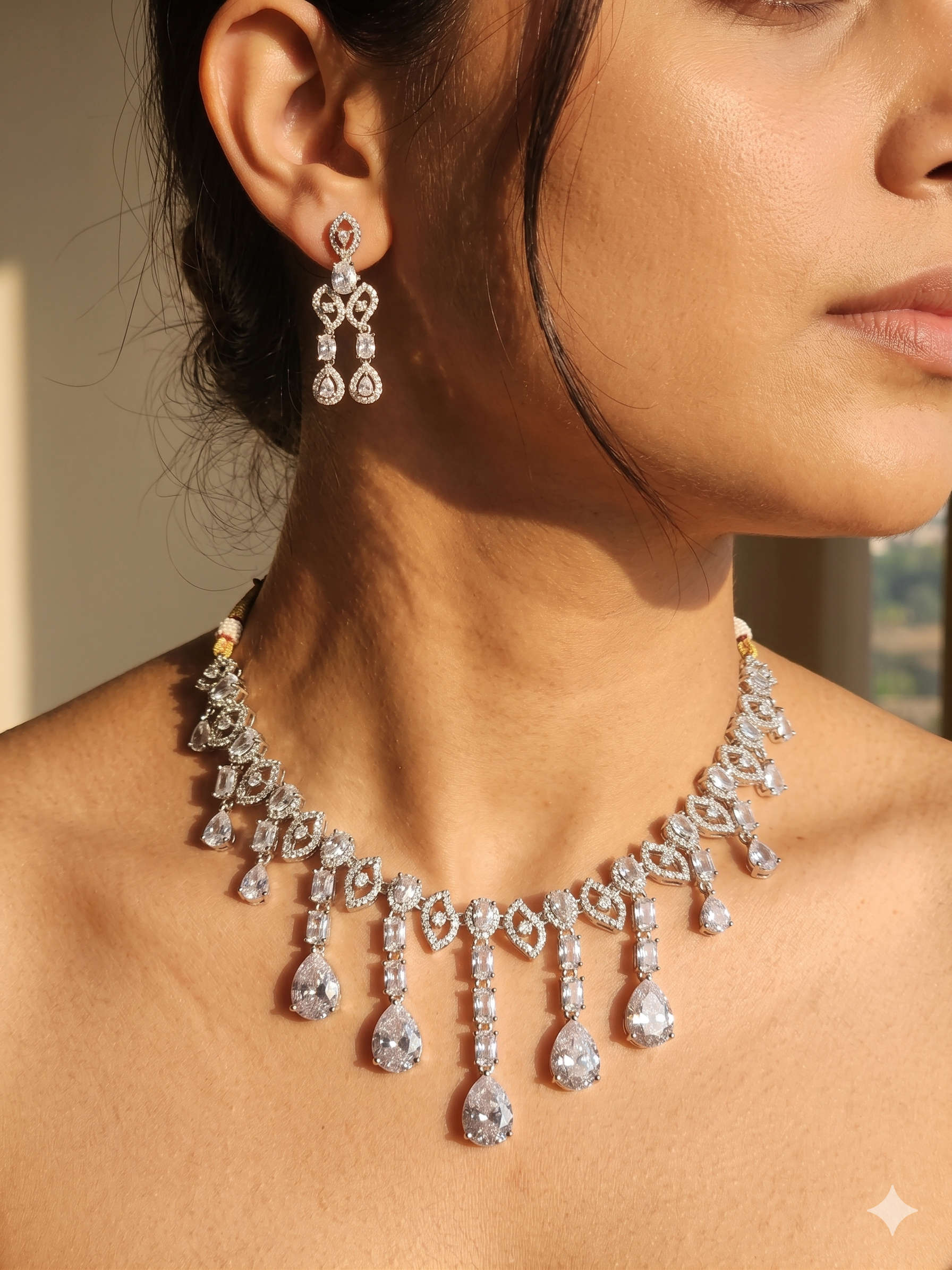 AD Drop Necklace Set