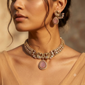 Mayura Rose Kundan Necklace Set