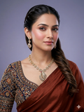 Morni Leaf Diamond Necklace Set