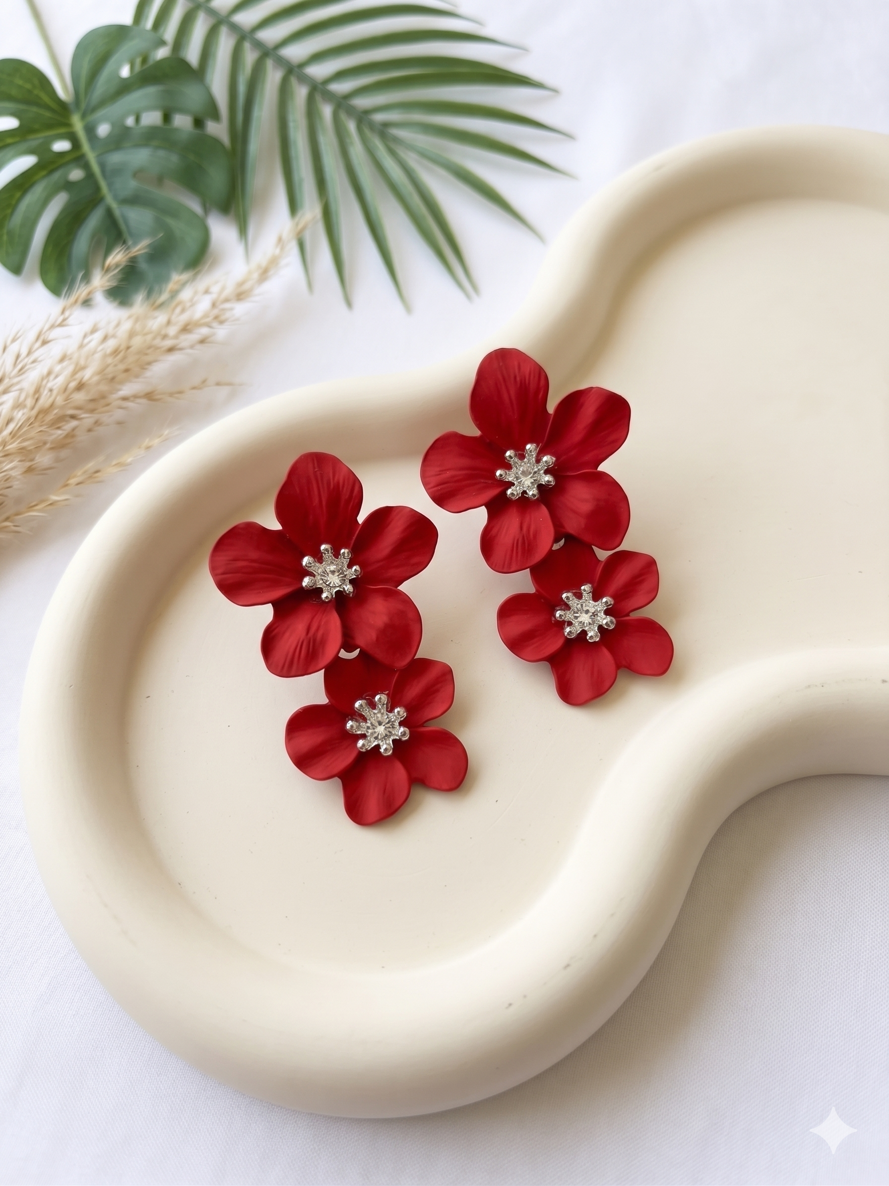 Floral Drop Earrings