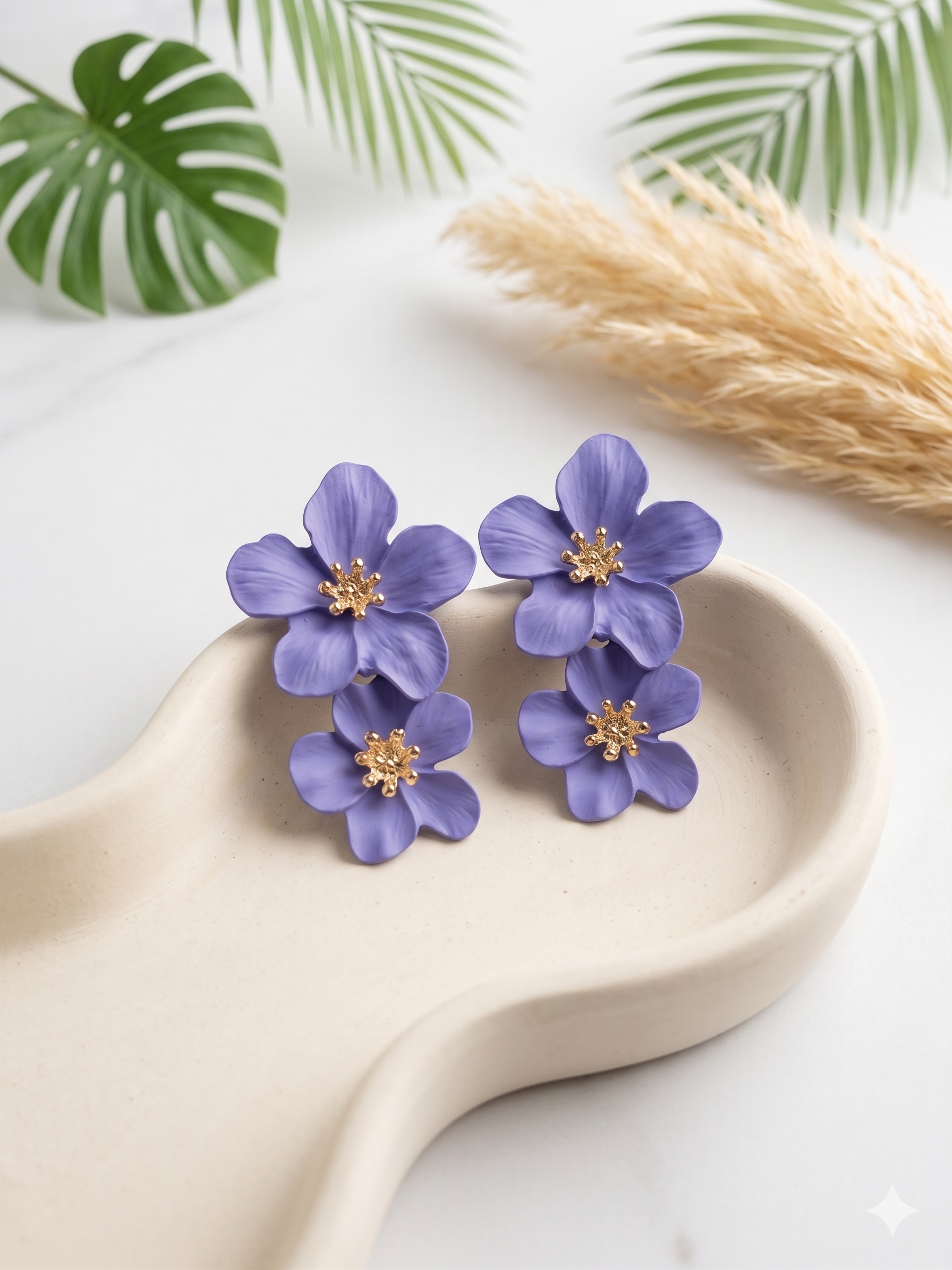 Floral Drop Earrings