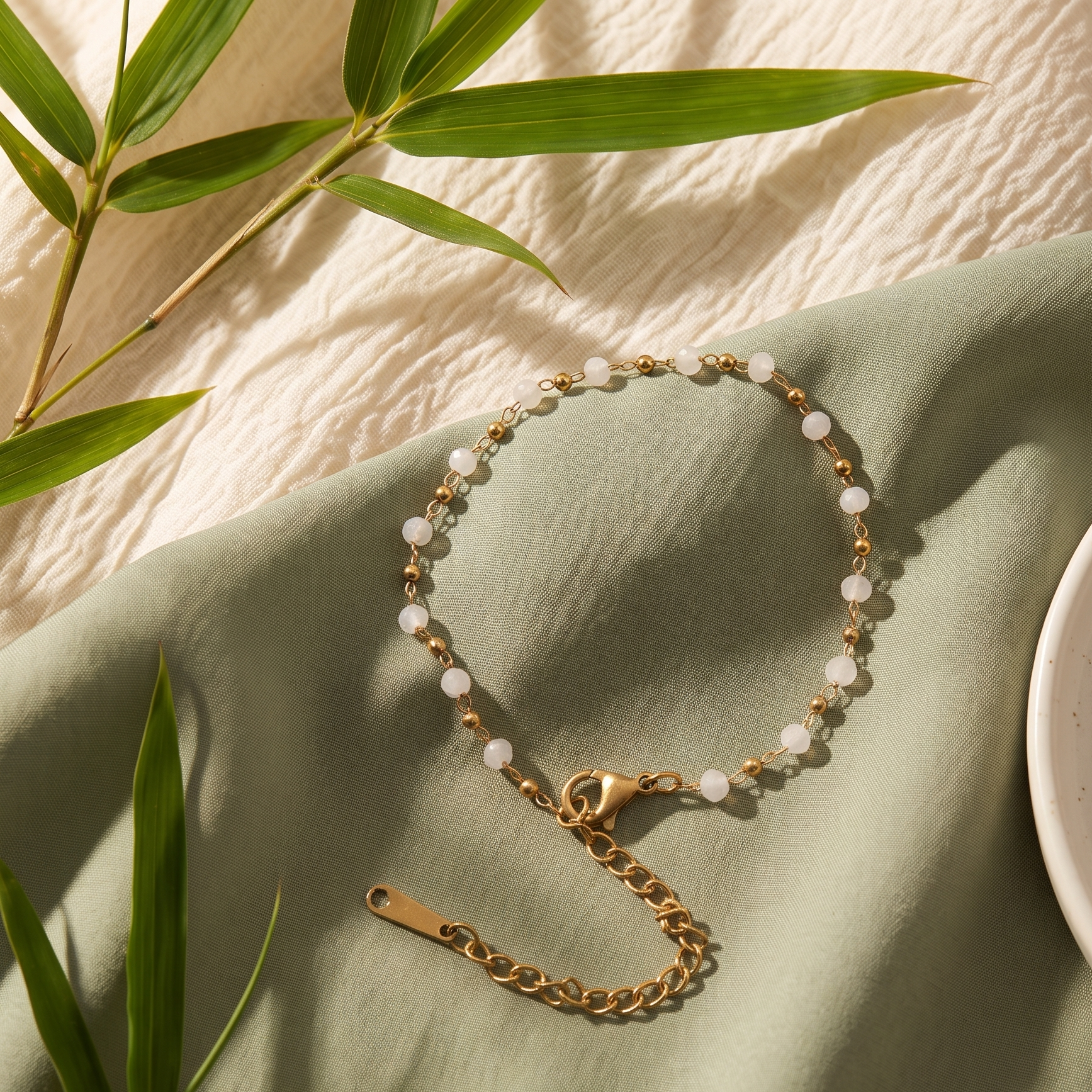 Moonlit Pearl Bracelet