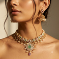 Tarana Kundan Choker Necklace Set