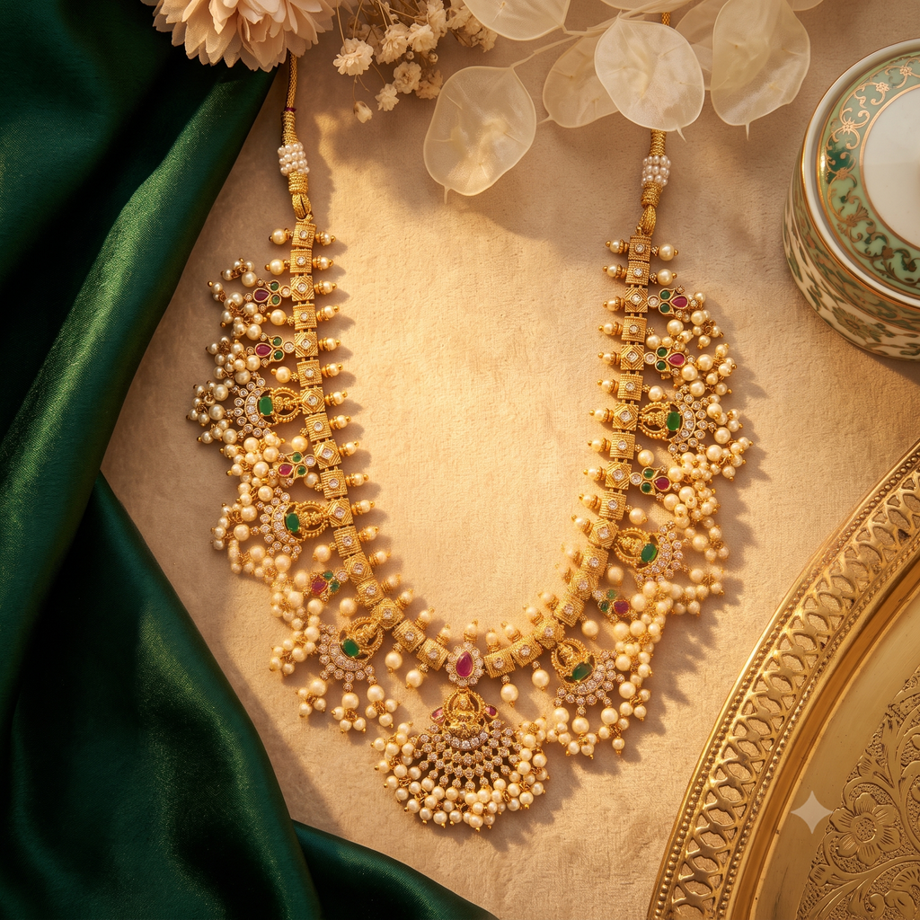 Maharani Pearl Laxmi Ji Necklace