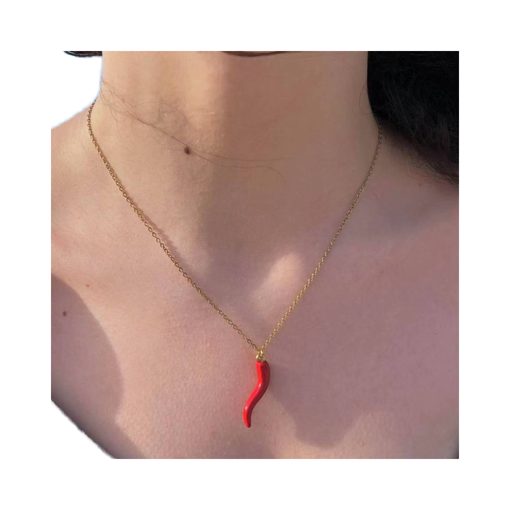 Chilli Charm Pendant Chain