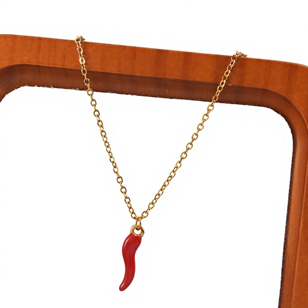 Chilli Charm Pendant Chain