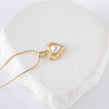 Pearl Heart Pendant Necklace