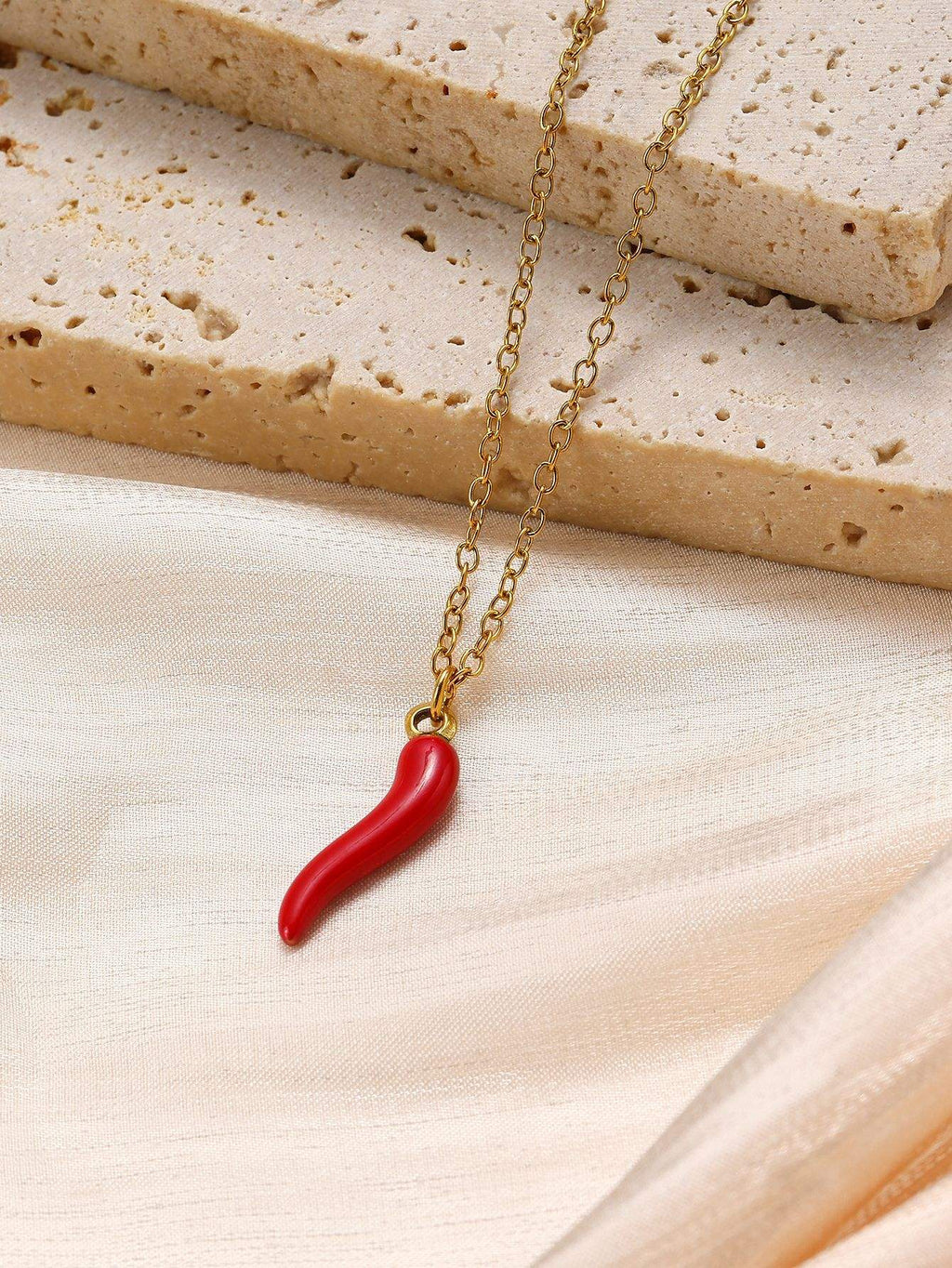 Chilli Charm Pendant Chain