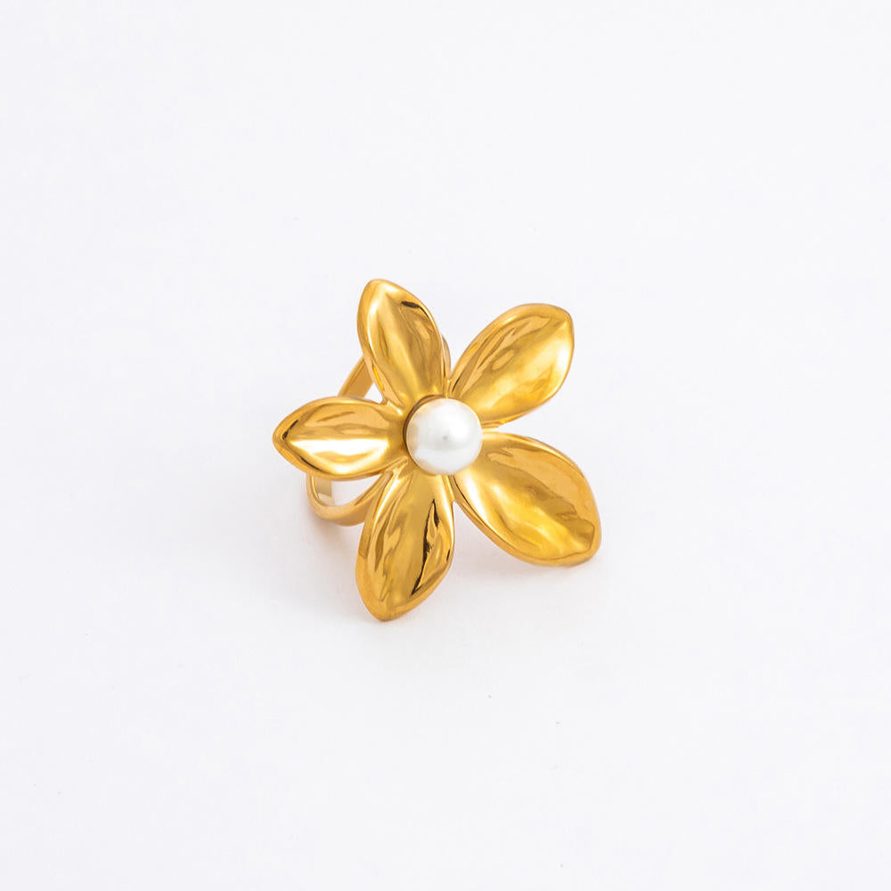 Lily Pearl Adjustable Ring