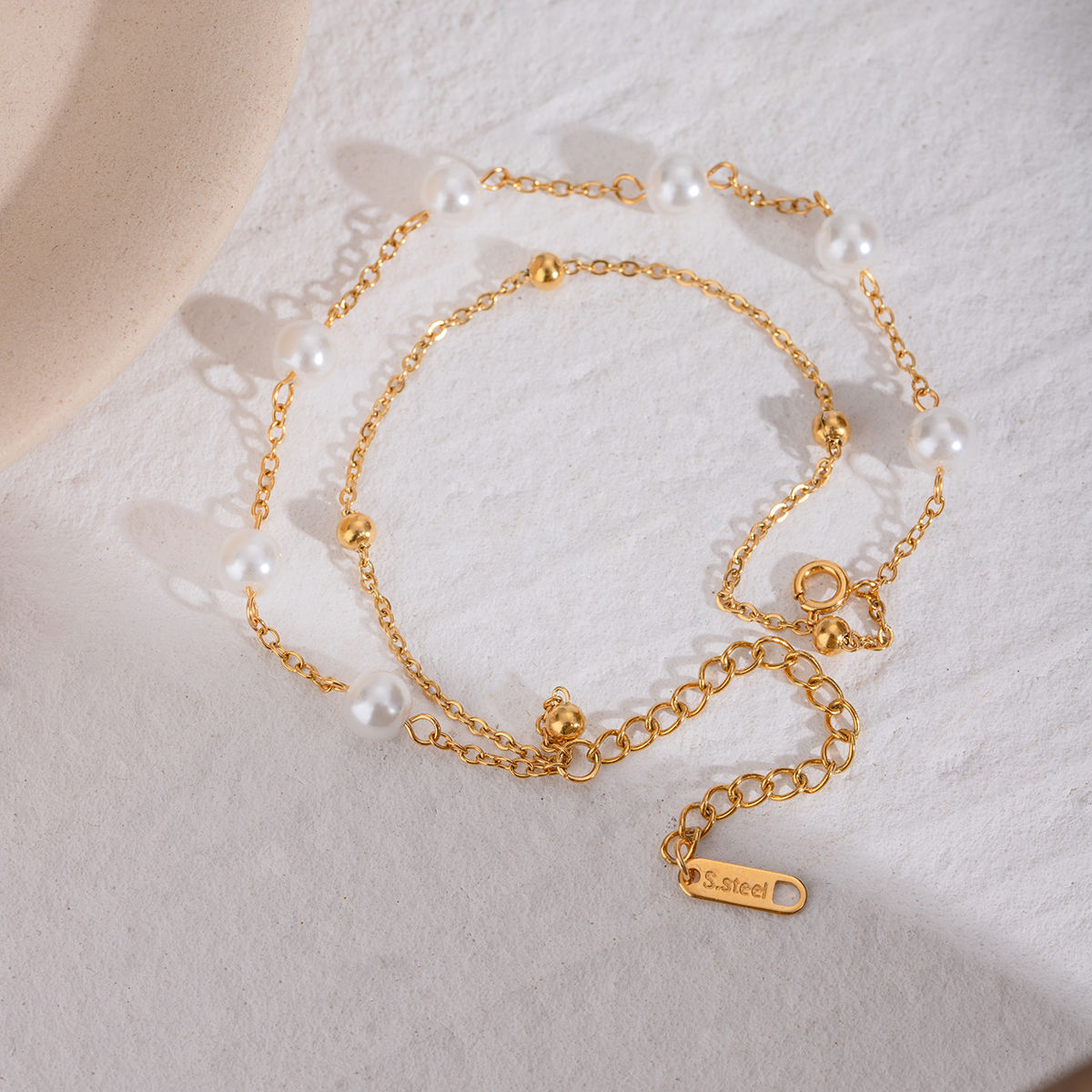 Pearl Bracelet Layered