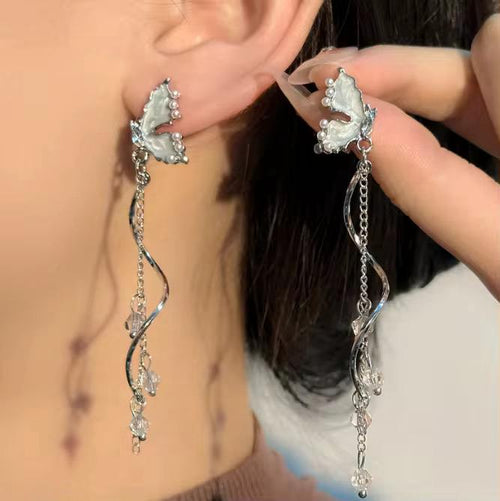Butterfly Drop Earrings