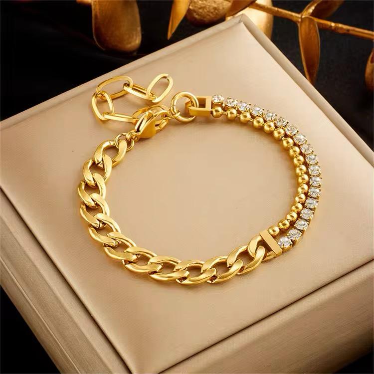 Luxe Link Crystal Bracelet
