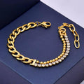Luxe Link Crystal Bracelet