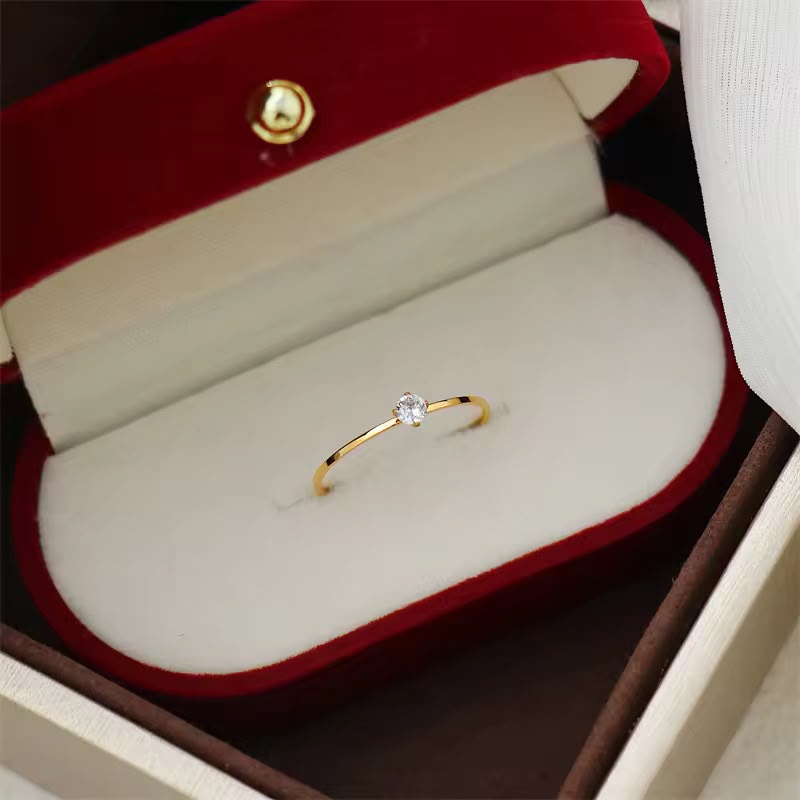 Spark Solitaire Ring